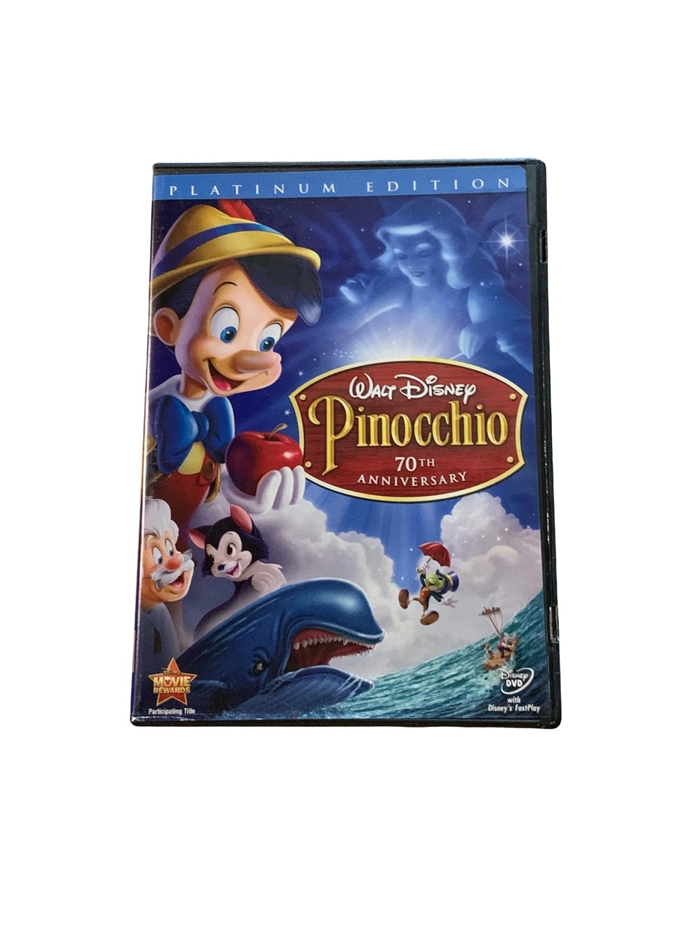 Disney Pinocchio 70th Anniversary Platinum Edition 2-Disc DVD w/ Slipcover